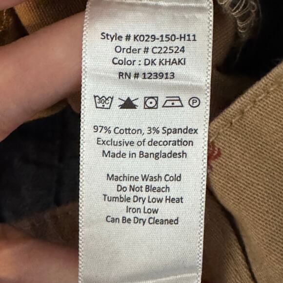 Jachs New York Stretch Chino Shorts Size 32 NWT Dark Khaki Bleecker Fit - Picture 9 of 9